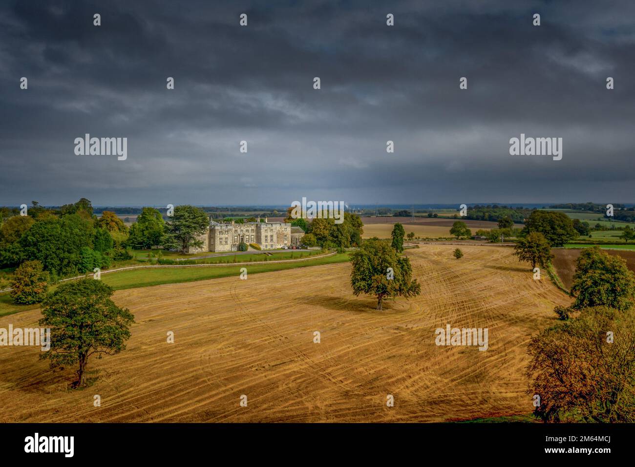 Hazlewood Castle hotel e luogo di nozze nel North Yorkshire inghilterra, vicino a Leeds e York. Foto Stock