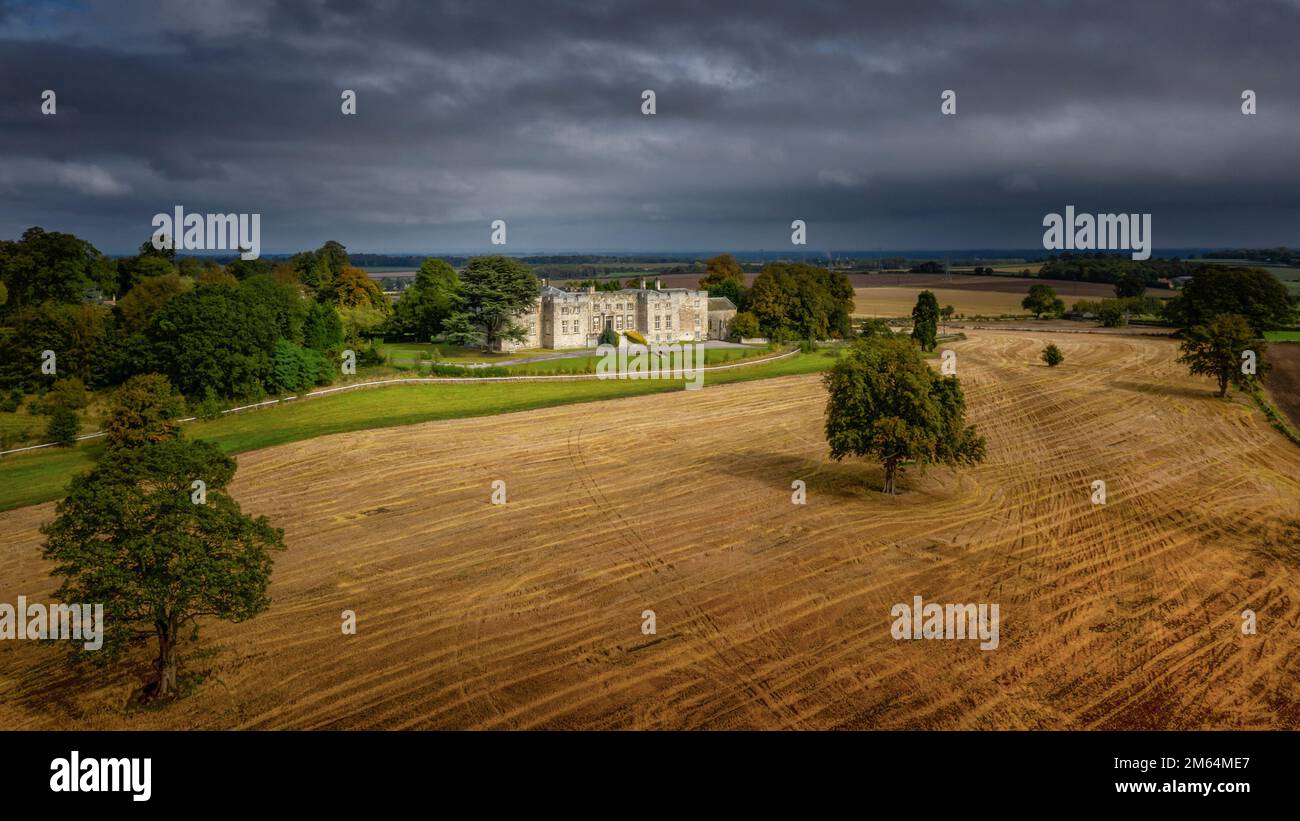 Hazlewood Castle hotel e luogo di nozze nel North Yorkshire inghilterra, vicino a Leeds e York. Foto Stock