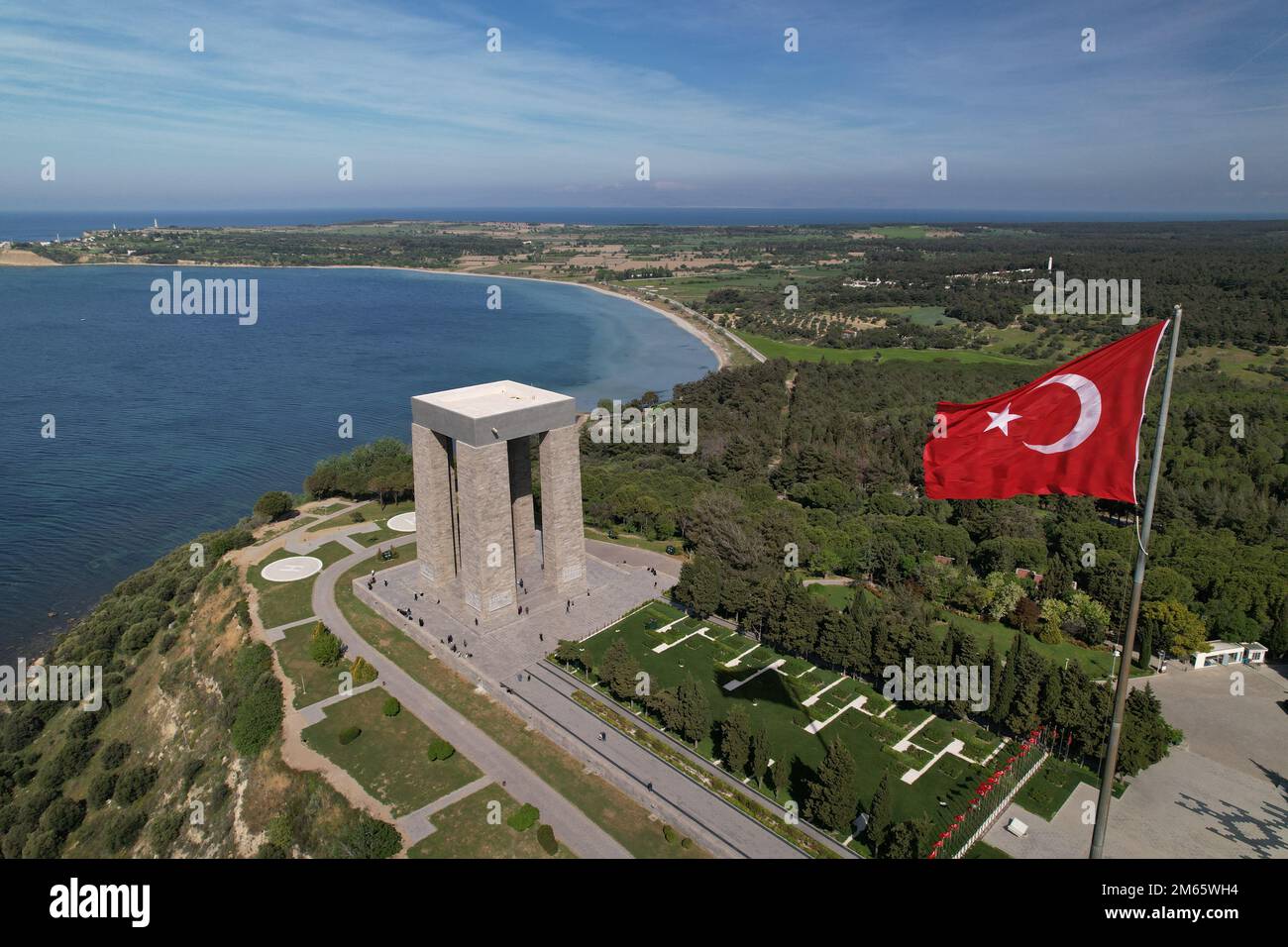 Monumento ai martiri di Canakkale Foto Stock