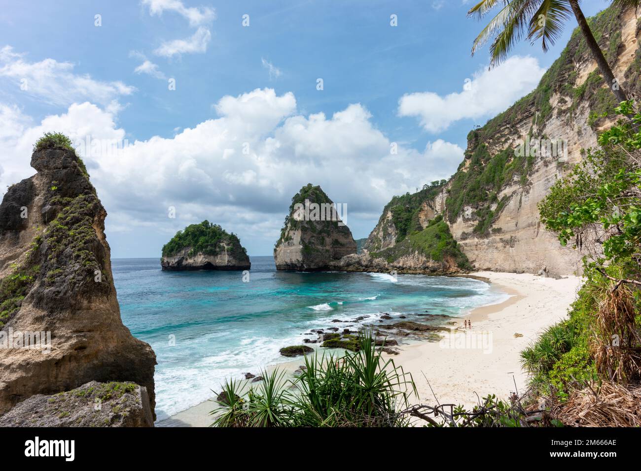 Diamond Beach a Nusa Penida. Foto Stock
