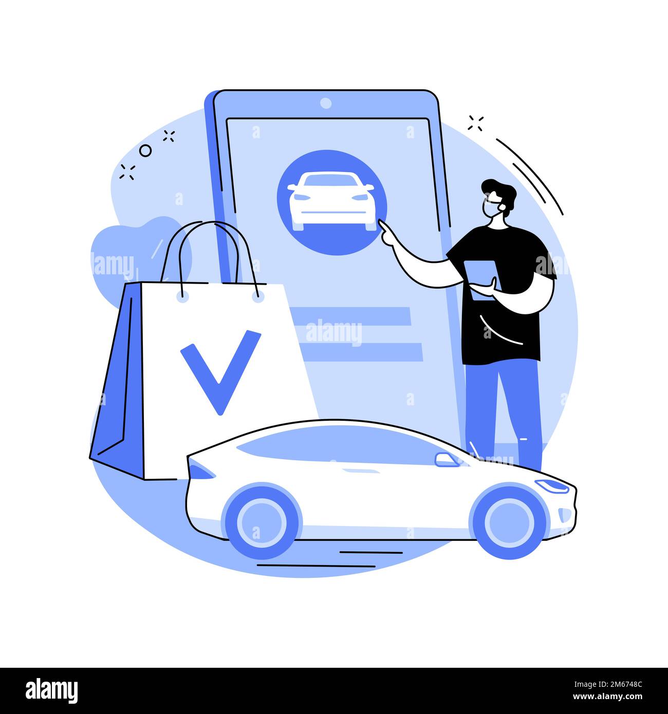 Posiziona il tuo ordine di prelievo sul marciapiede illustrazione vettoriale del concetto astratto online. Cassaforte drogheria pick-up, cliente Quickservice, distanza sociale, contactles Illustrazione Vettoriale Posiziona il tuo ordine di prelievo sul marciapiede illustrazione vettoriale del concetto astratto online. Cassaforte drogheria pick-up, cliente Quickservice, distanza sociale, contactles Illustrazione Vettoriale