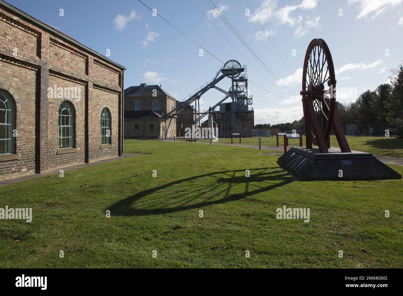 Il Woodhorn Museum di Northumberland è un museo minerario e un importante sito patrimonio culturale Foto Stock