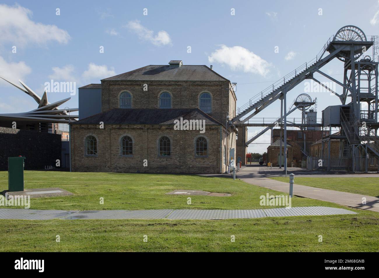 Il Woodhorn Museum di Northumberland è un museo minerario e un importante sito patrimonio culturale Foto Stock