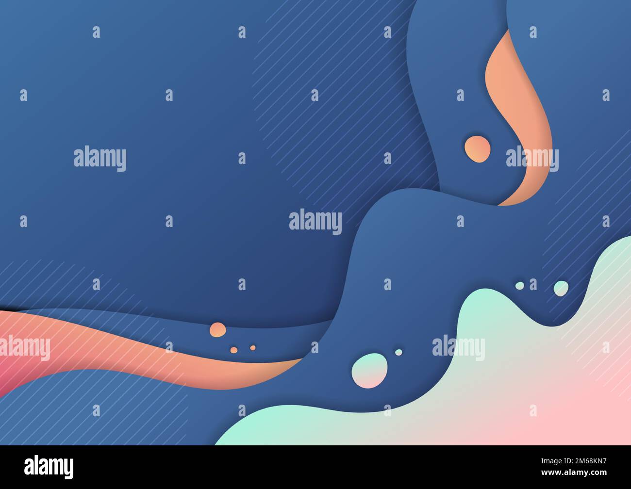 Modello astratto di doodle con modello ondulato stile colorato. Sovrapposizione con stile di disegno a mano libera. Vettore Illustrazione Vettoriale