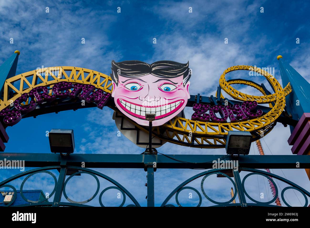 Parco divertimenti di Coney Island, Brooklyn, New York City, USA Foto Stock