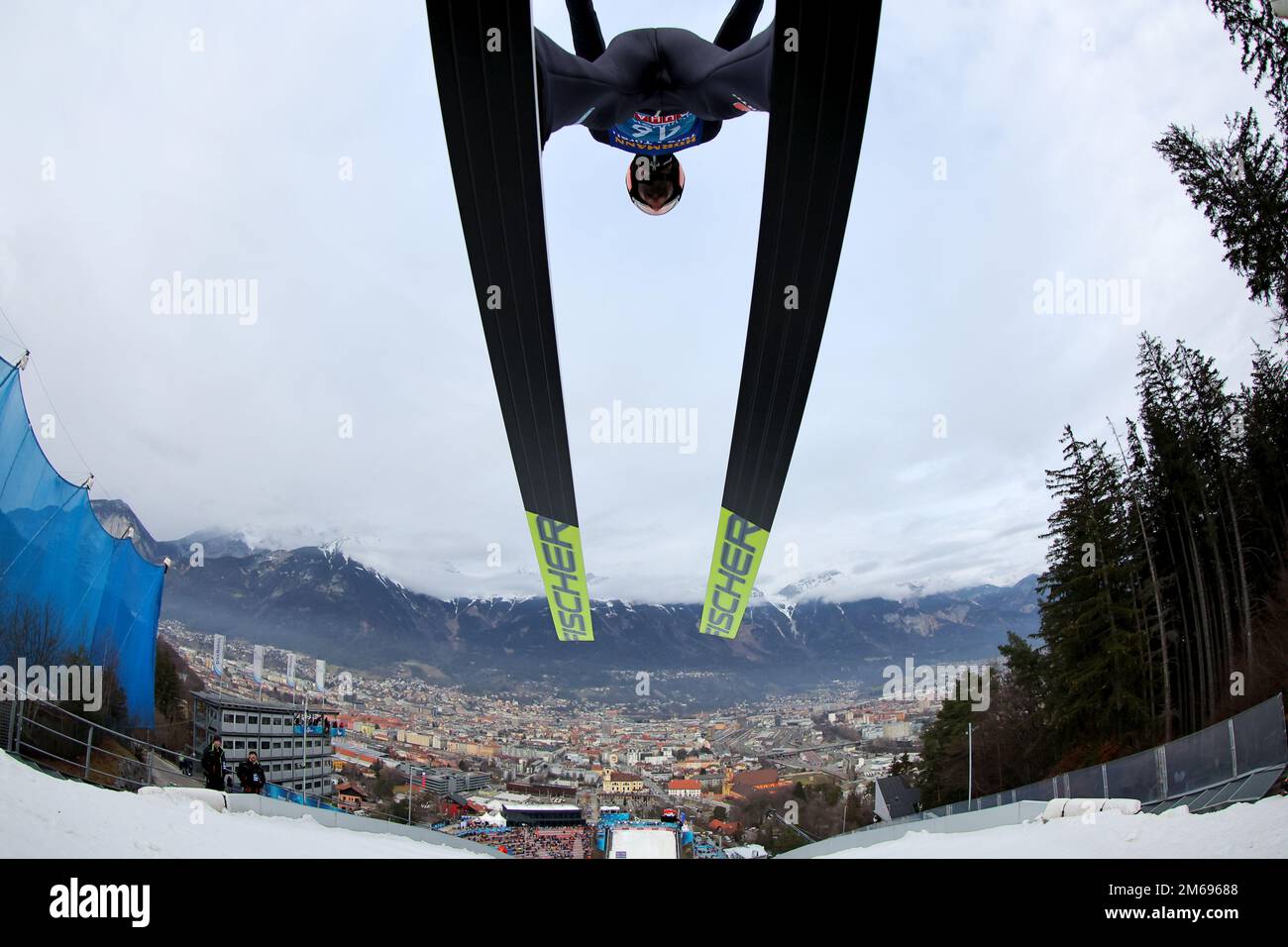 Innsbruck, Austria. 03rd Jan, 2023. Sci nordico/salto con gli sci: Torneo  Four Hills, Coppa del