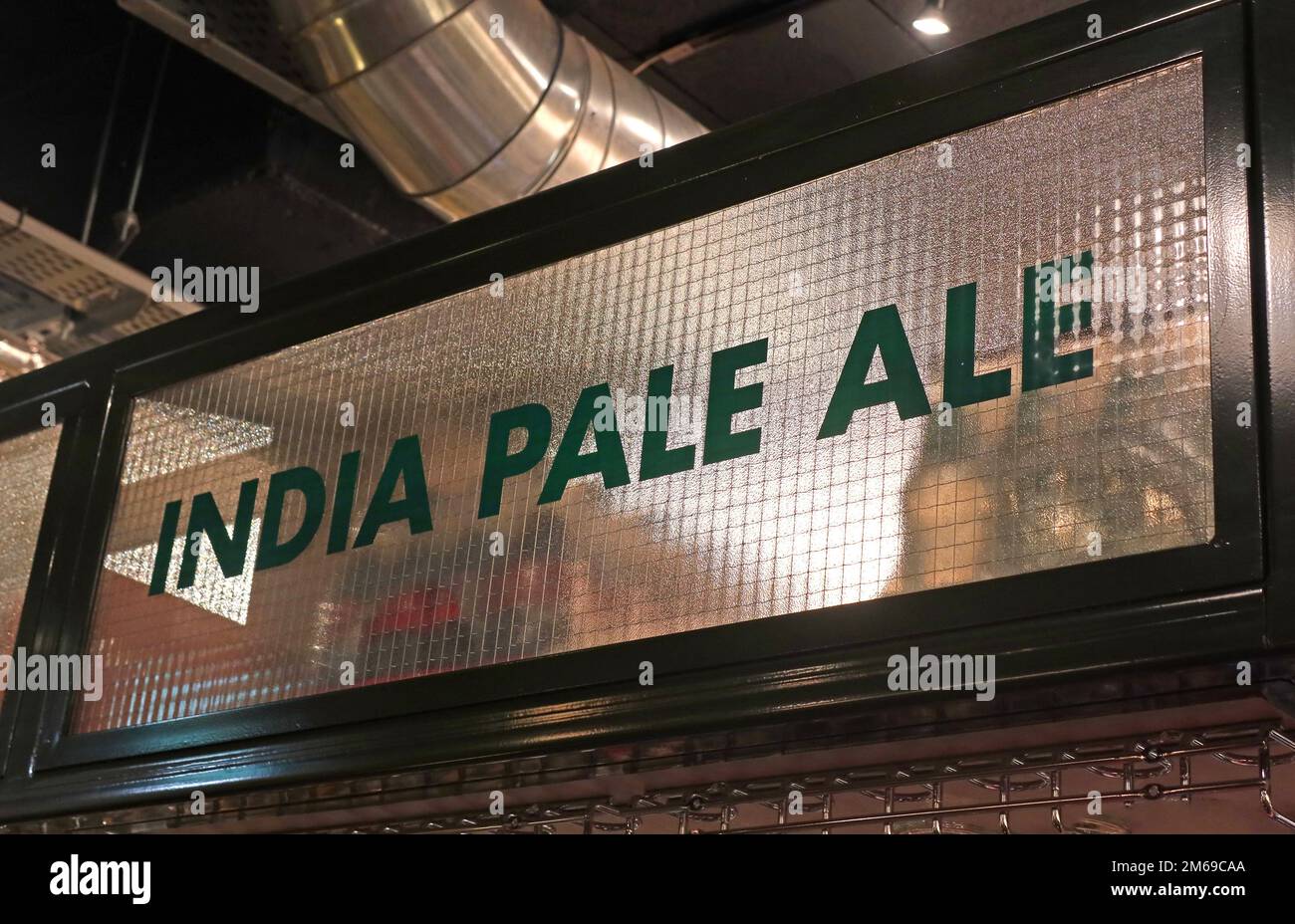 IPA a Bundobust, Indian Street food, St James's Building, 61-69, Oxford Street, Manchester, Inghilterra, Regno Unito, M1 6EQ Foto Stock