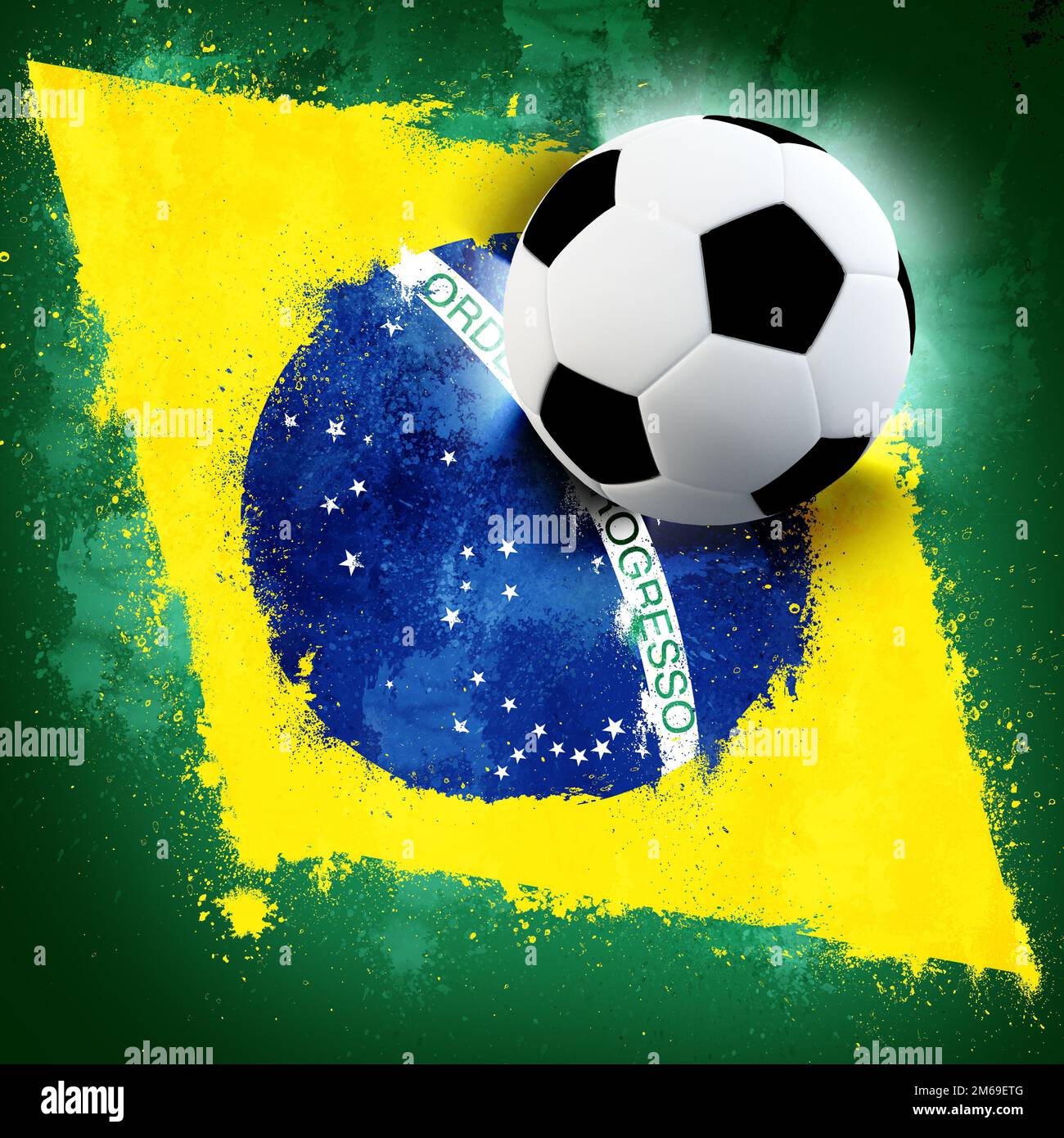 Calcio Brasile Foto Stock