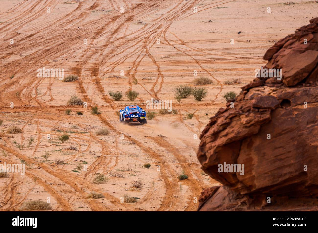 227 CORONEL Tim (nld), CORONEL Tom (nld), Coronel Dakar Team, Century, Auto, Azione durante la fase 3 della Dakar 2023 tra al-'Ula e Hail, il 3rd gennaio 2023 a Hail, Arabia Saudita - Foto: FR..d..ric le Floc...h/DPPI/LiveMedia Foto Stock