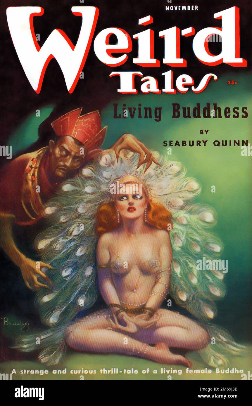 Copertina di Vintage Magazine - Weird Tales Novembre 1937 Foto Stock