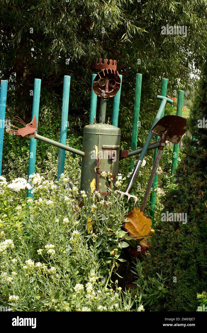 Schiltern, Austria - 08 agosto 2022: Kittenberger avventura giardino un'oasi con innumerevoli piante, scene e luoghi di avventura in bassa Austria, divertente Foto Stock