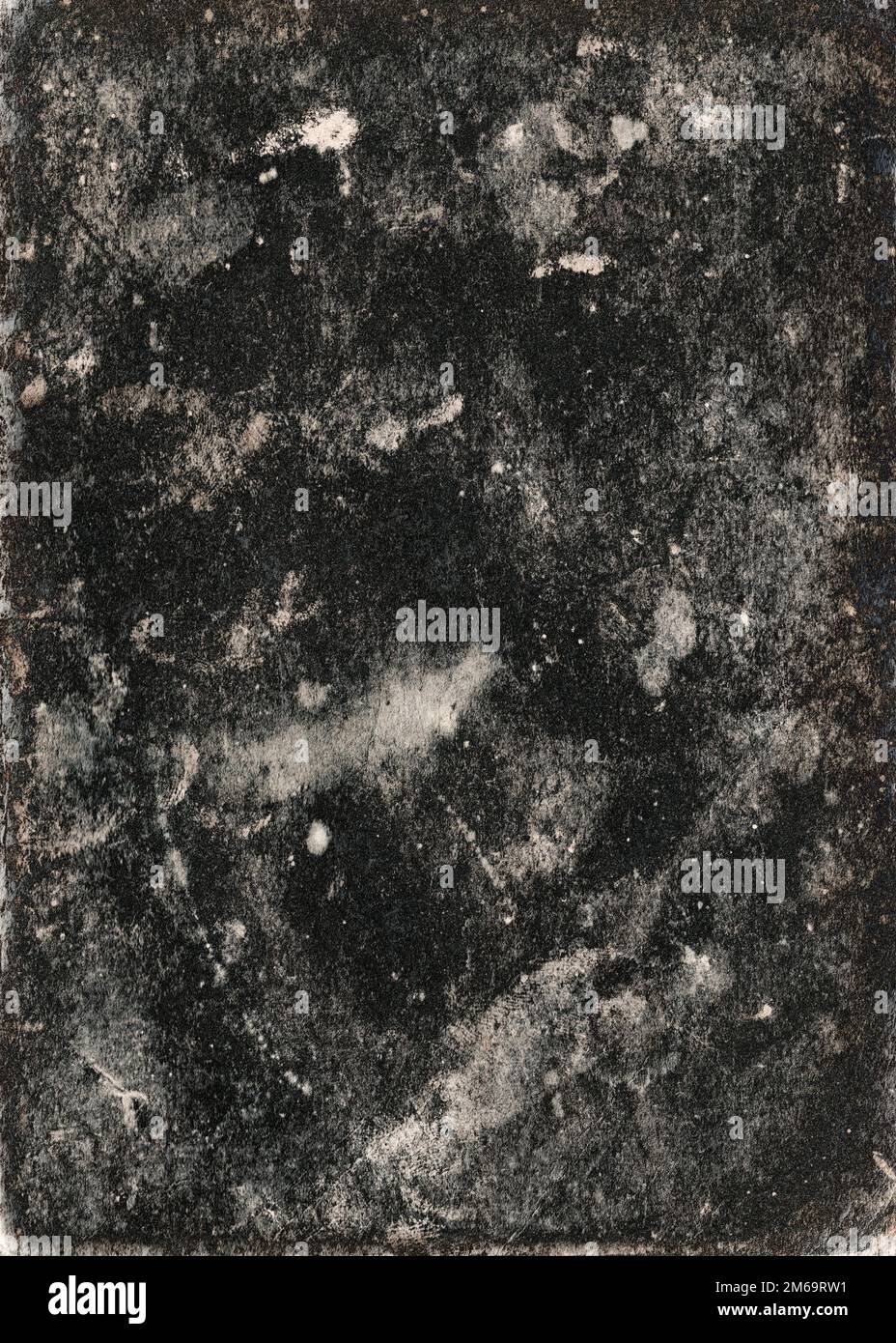 Carta vecchia che si rompe con crepe e graffi Foto Stock