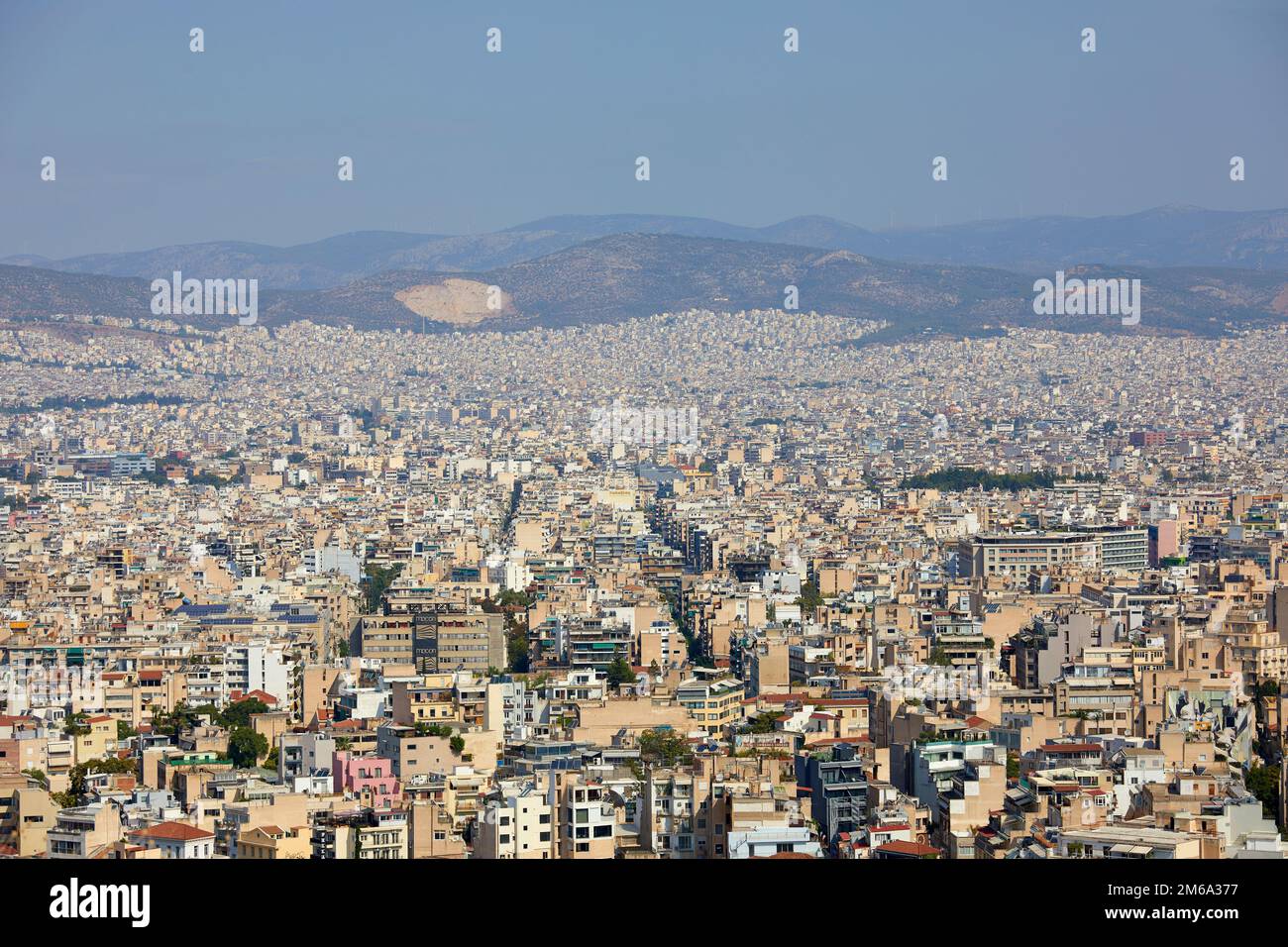 Cityscape, Atene, Grecia Foto Stock