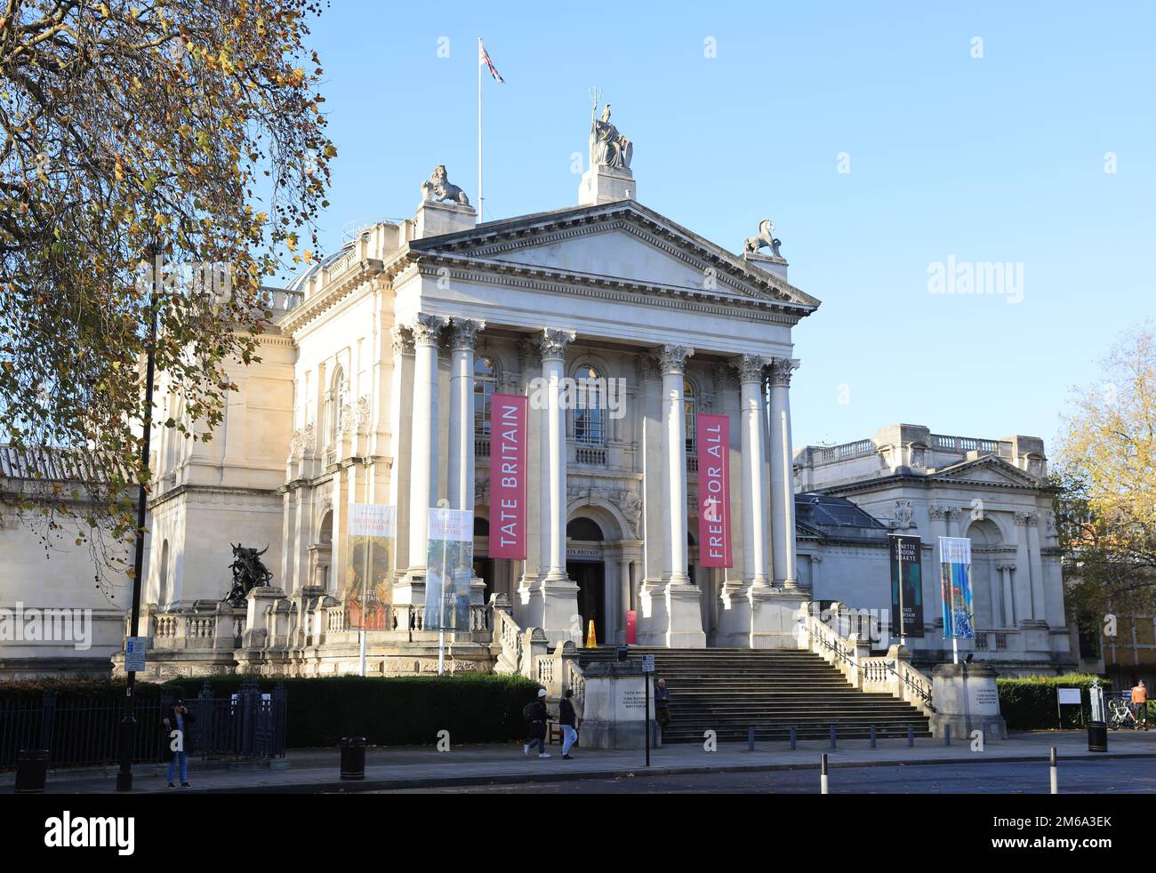 Tate Gallery su Millbank, Londra, Regno Unito Foto Stock
