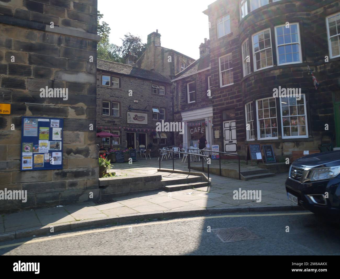 SID's Cafe, Holmfirth, Yorkshire, Inghilterra Foto Stock