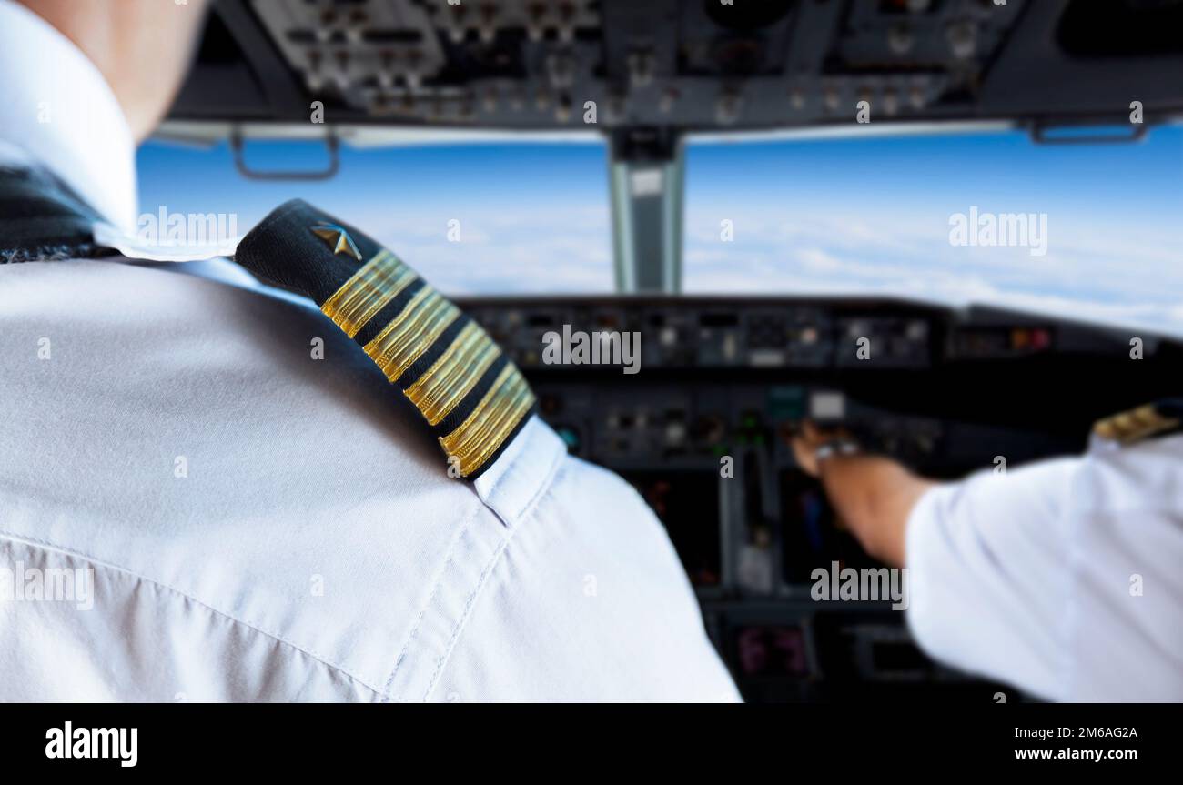 Distintivo pilota D'oro a spalla Foto Stock