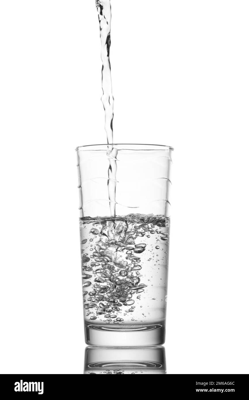 Bicchiere d'acqua Foto Stock