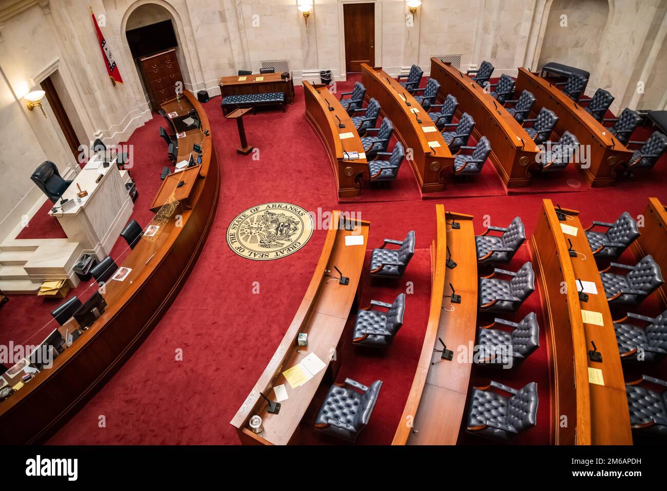 Il centro amministrativo di Little Rock, Arkansas Foto Stock