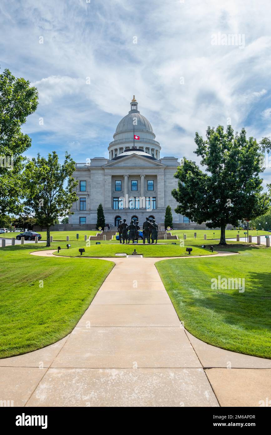 Il centro amministrativo di Little Rock, Arkansas Foto Stock