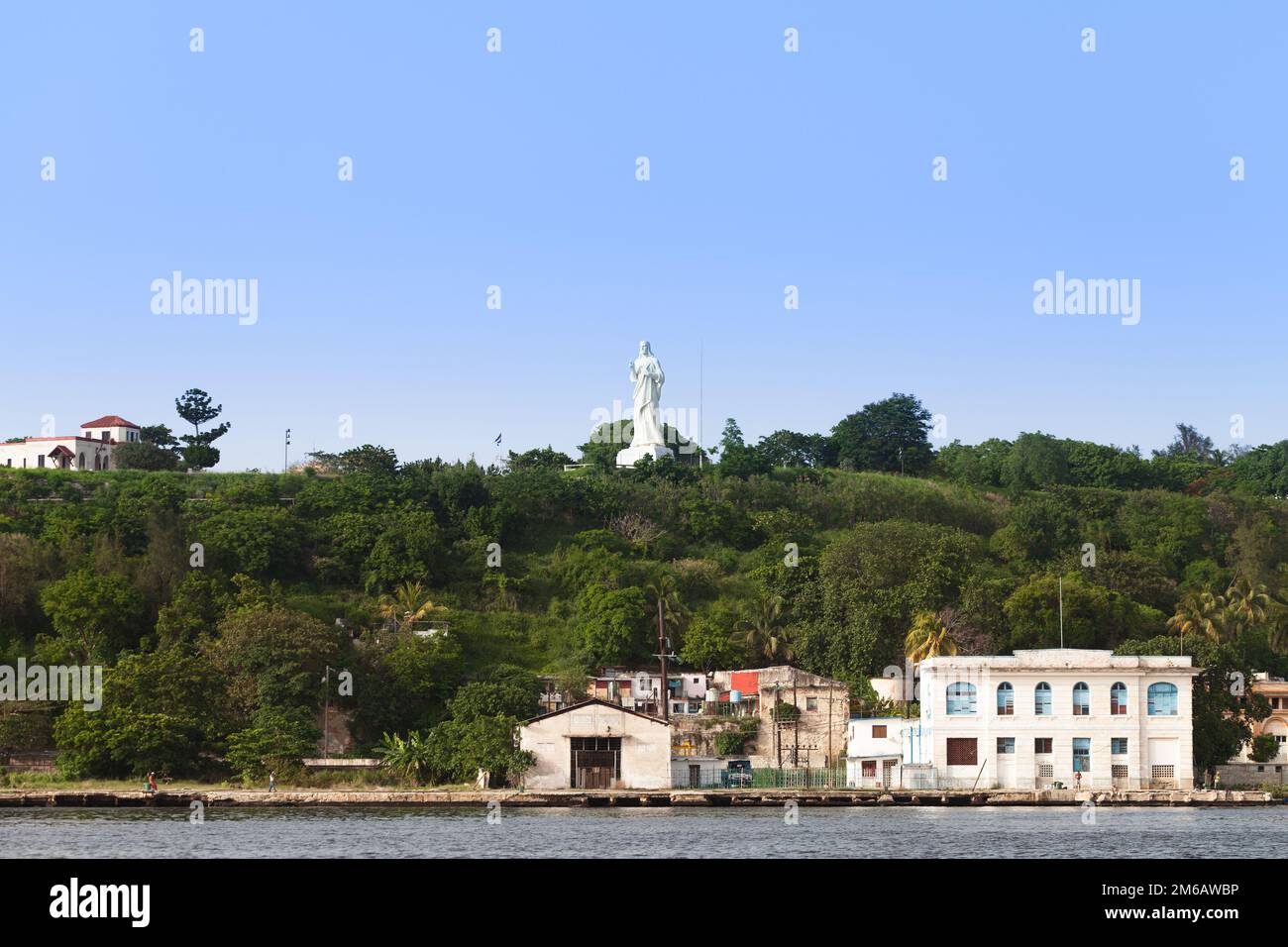 Cuba Cristo statua a l'Avana Foto Stock