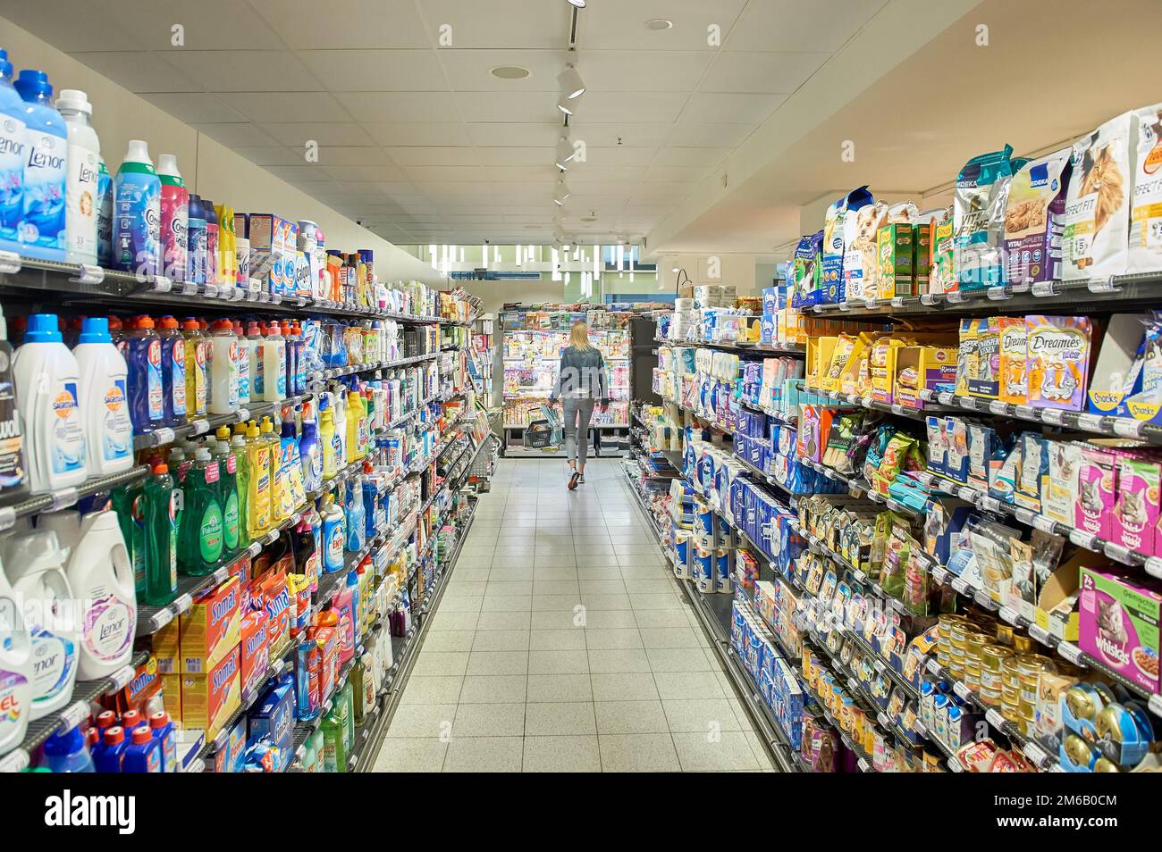 Articoli da farmacia, Edeka Niemerszein, Amburgo, Germania Foto Stock