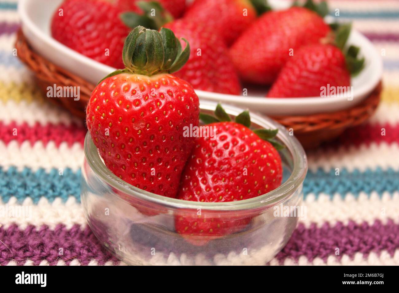 Fragole Foto Stock