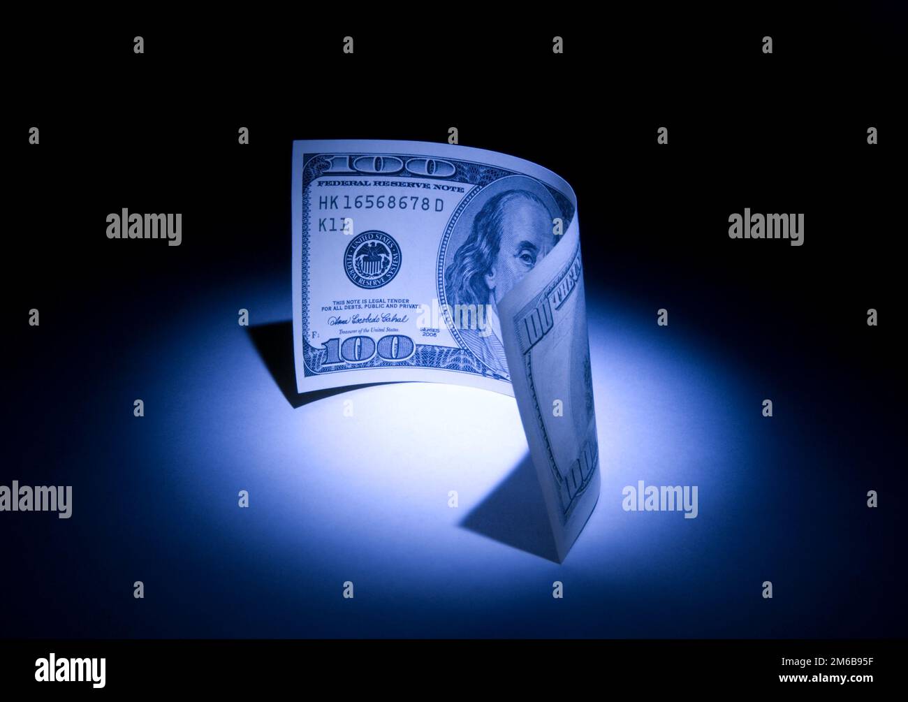 Il denaro rubato Foto Stock