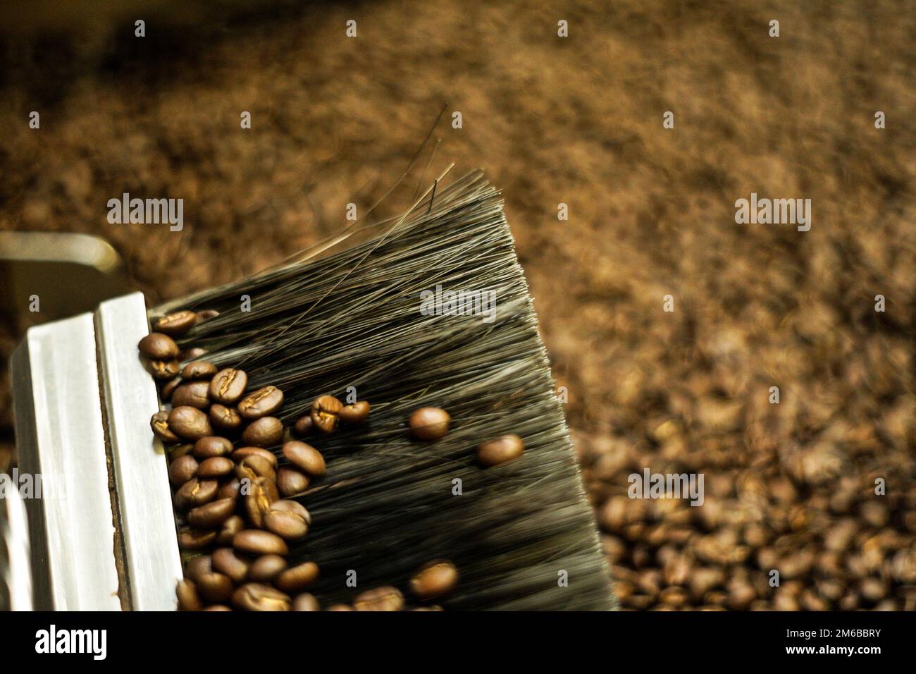 Nella tostatura del caffè Foto Stock