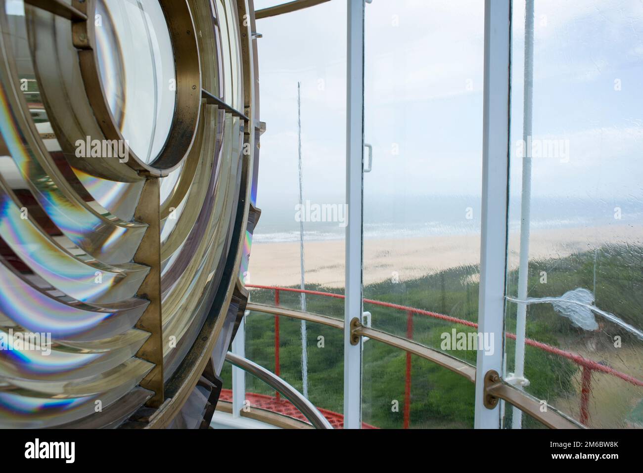 All'interno del faro Foto Stock