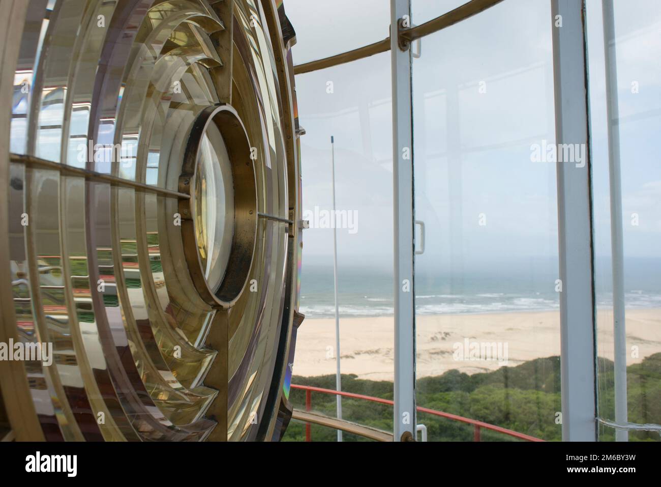 Vista ravvicinata del faro Foto Stock