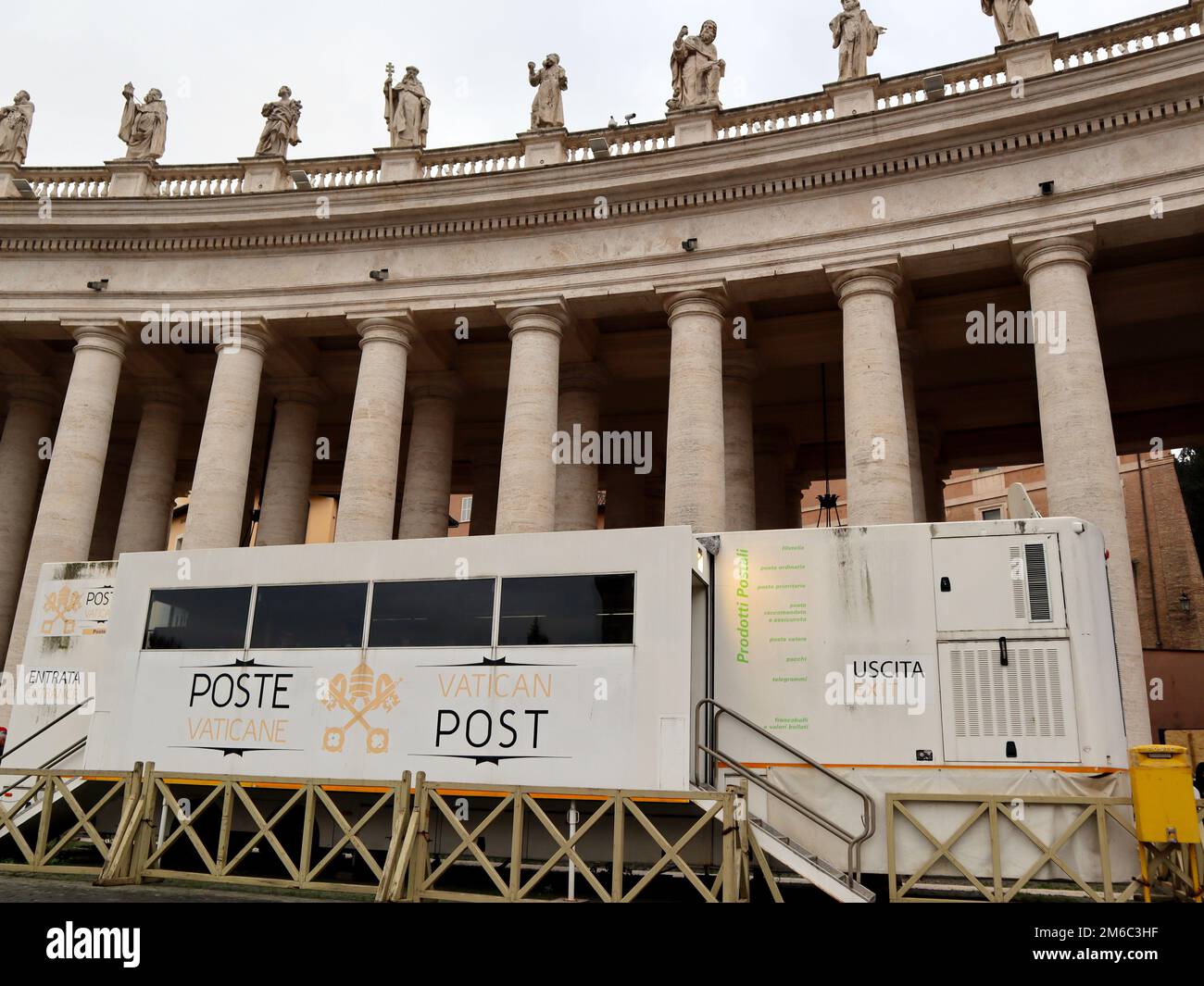 Città del Vaticano, Santa sede - Ufficio postale del Vaticano in Piazza San Pietro Foto Stock