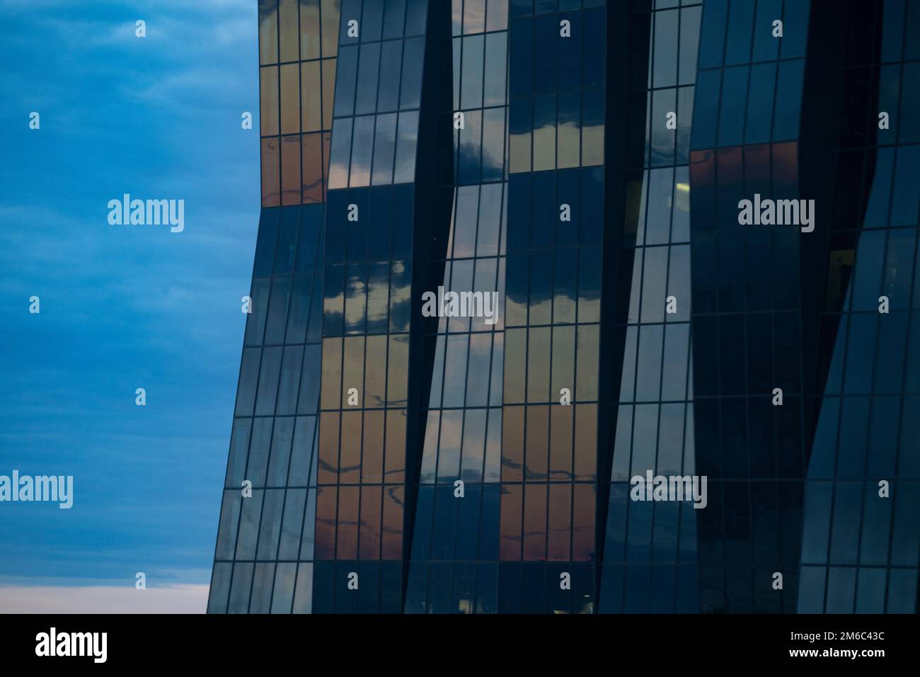 Vista dettagliata della DC Tower di Vienna Foto Stock