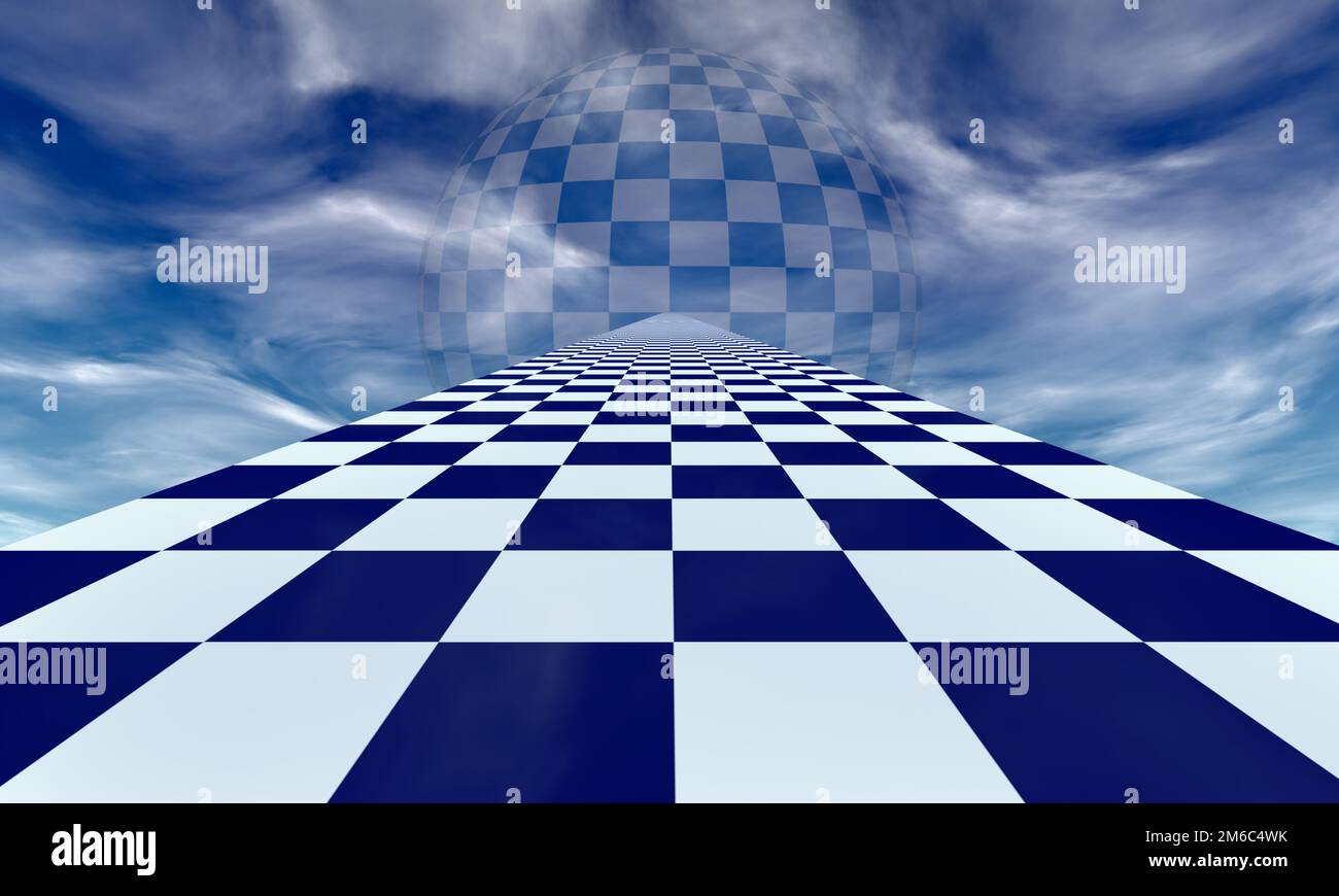 Mirage (metafora degli scacchi) Foto Stock