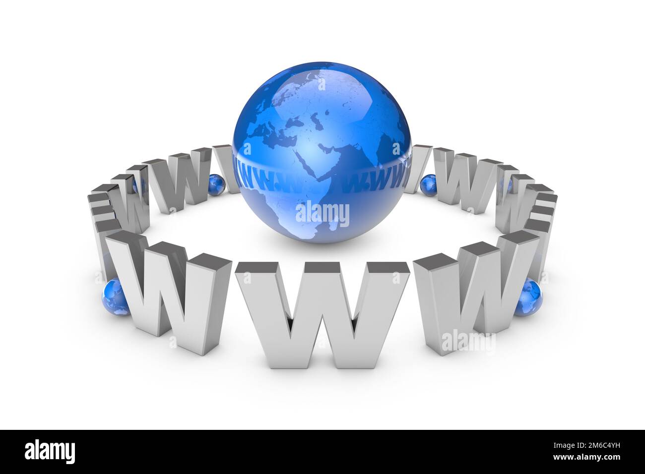 Tecnologie Web. Globalizzazione. Sistema di comunicazione internazionale. Dipendenza da Internet internazionale. Creazione e promozione di Foto Stock