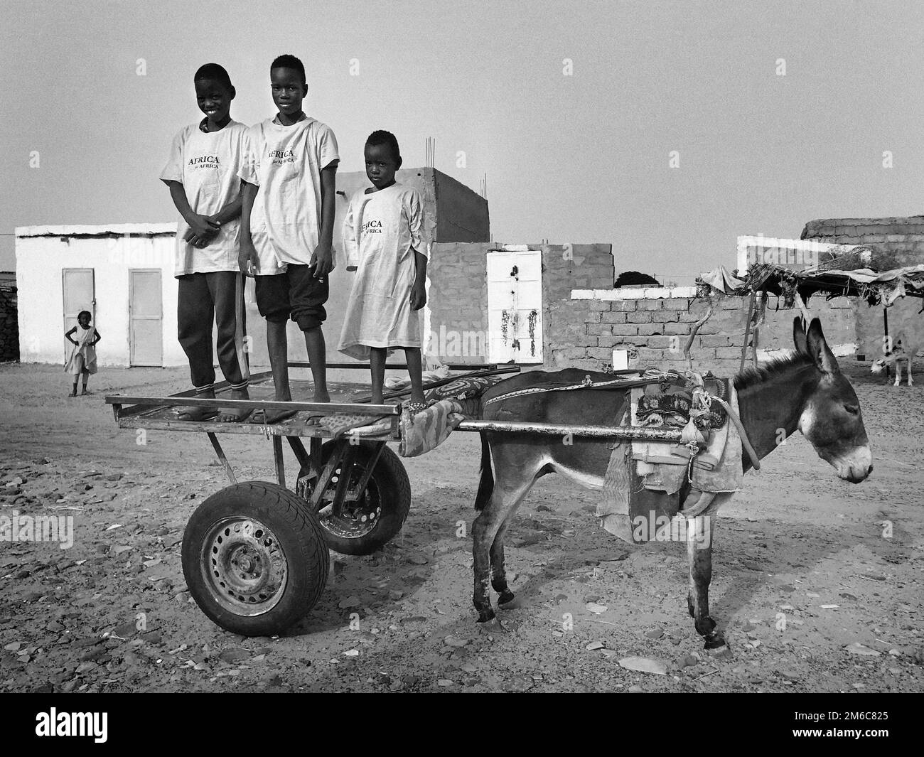 Mauritania, Chinguetti, vita quotidiana Foto Stock