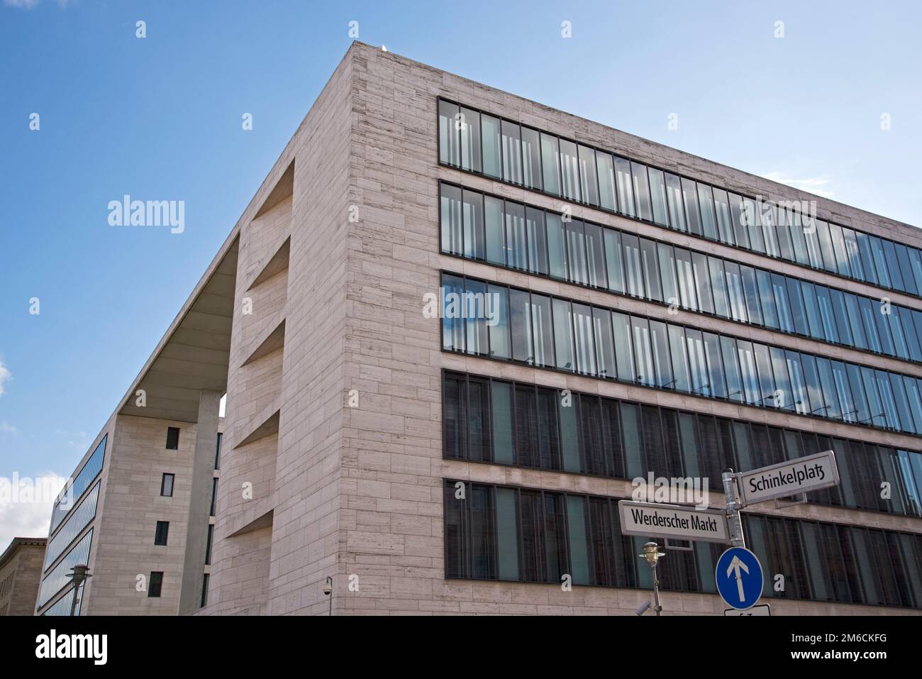 Facciata esterna del Ministero degli Esteri della Repubblica federale di Germania Foto Stock