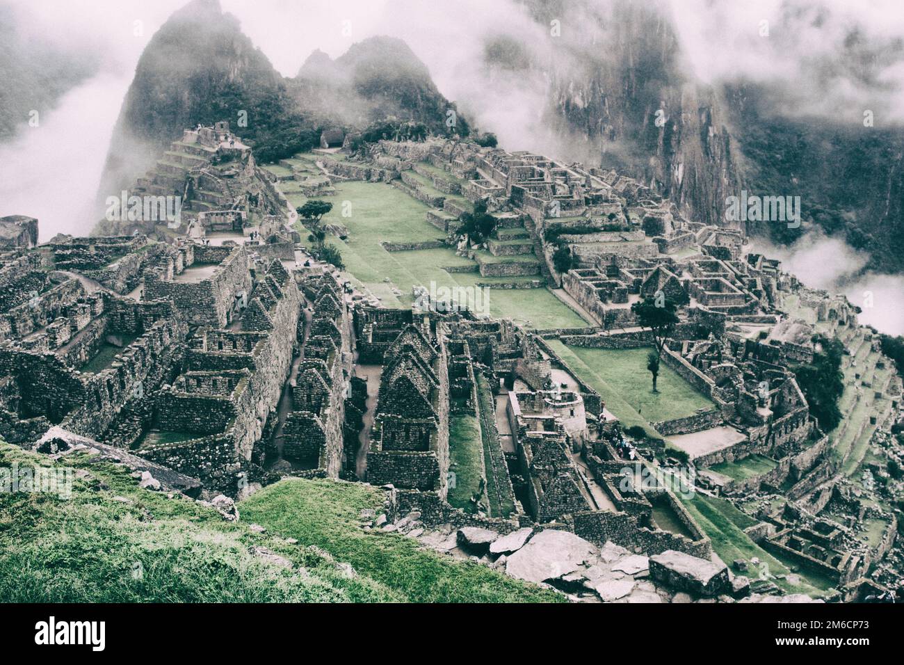 Machu Picchu, Perù. Foto Stock