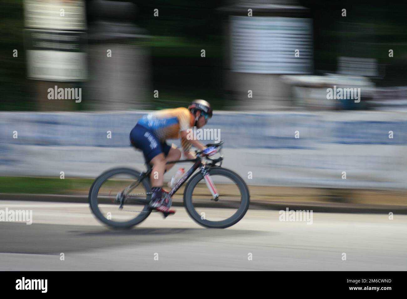 In bicicletta a St. Louis, Missouri, USA durante il Tour de Lafayette 2022. Coppa Gateway 2022 Foto Stock