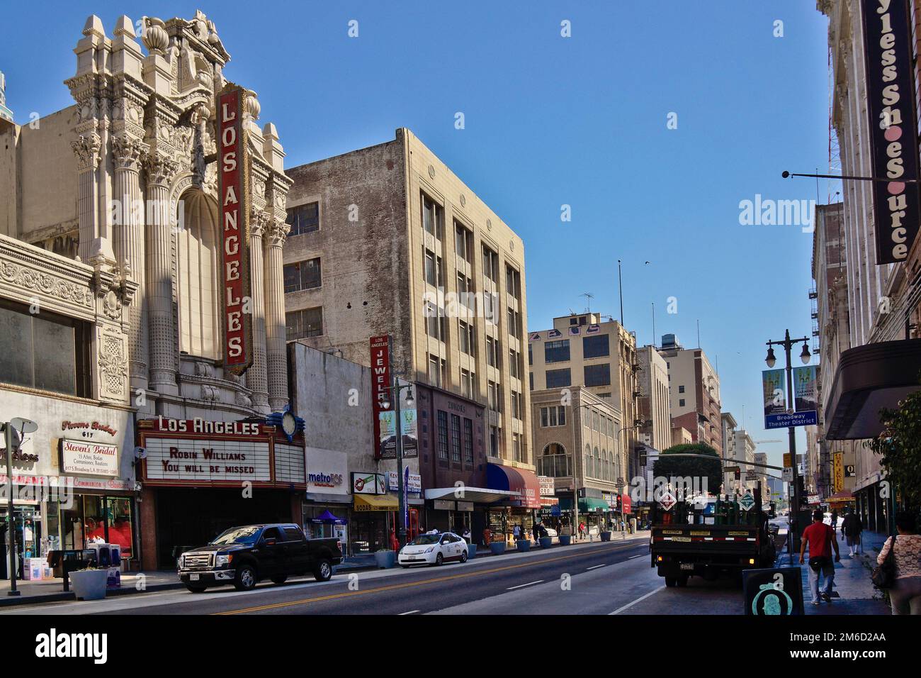 Vecchio cinema nel centro di la Foto Stock