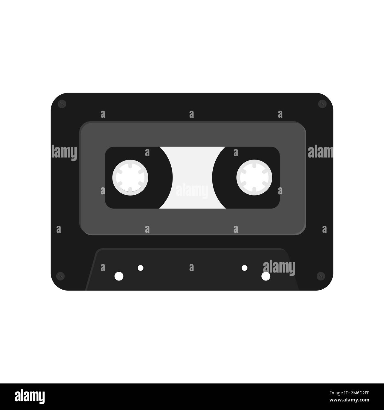Audiocassette per registratori a nastro per uso domestico, piatti, Foto Stock