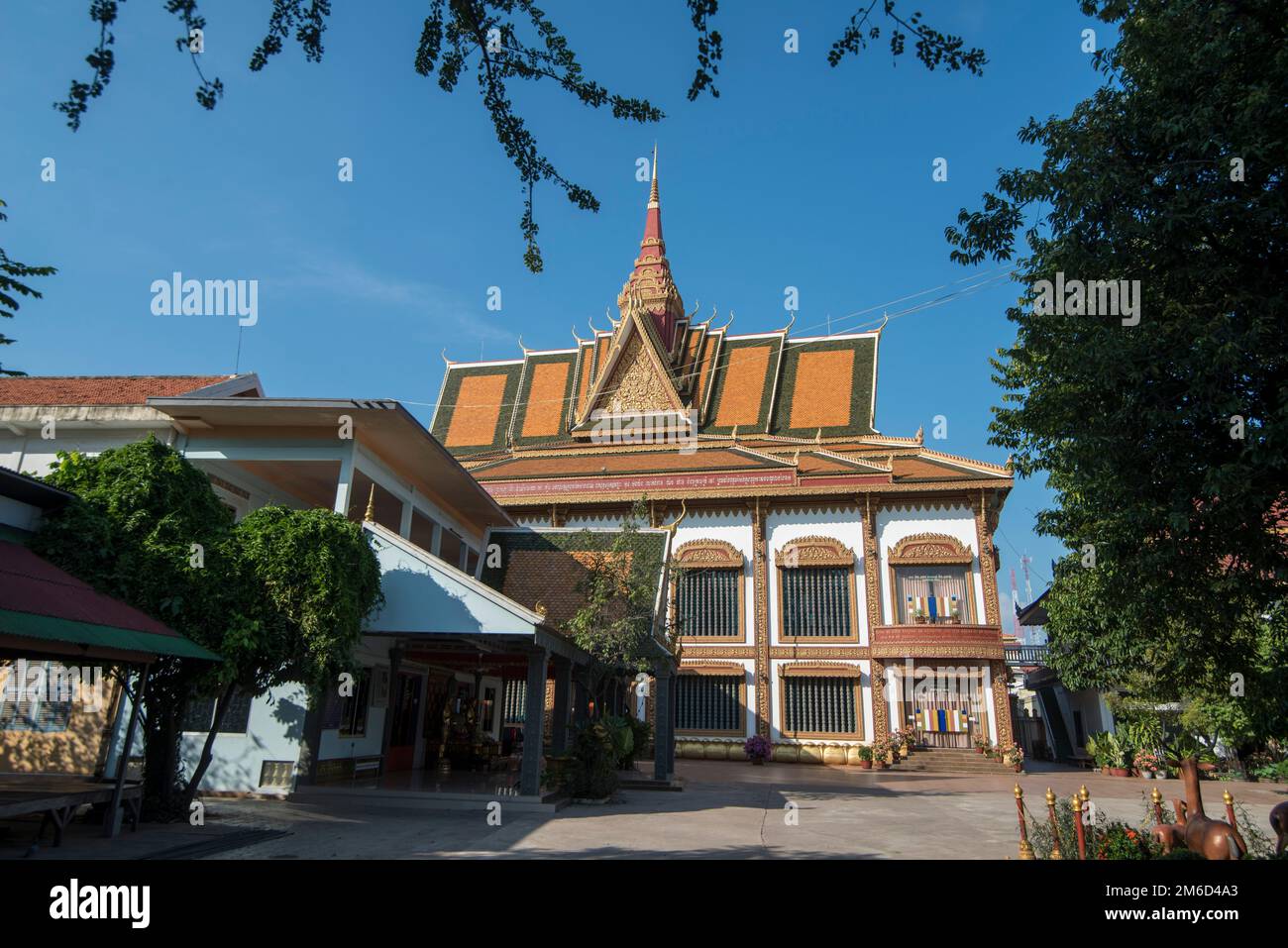 CAMBOGIA SIEM REAP WAT PROHM ROTH Foto Stock