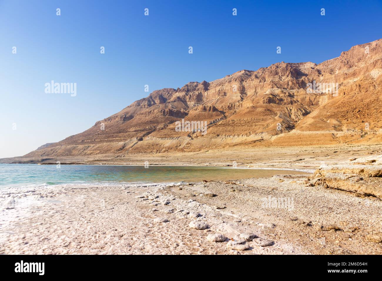 Mar Morto Israele paesaggio copyspace copia spazio natura Foto Stock