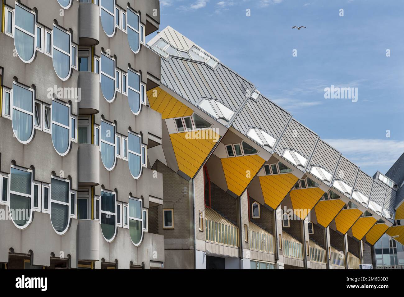 ROTTERDAM, PAESI BASSI - 8 Novembre, 2018 : Case cubiche. Un insieme di case innovative progettate da Arc Foto Stock