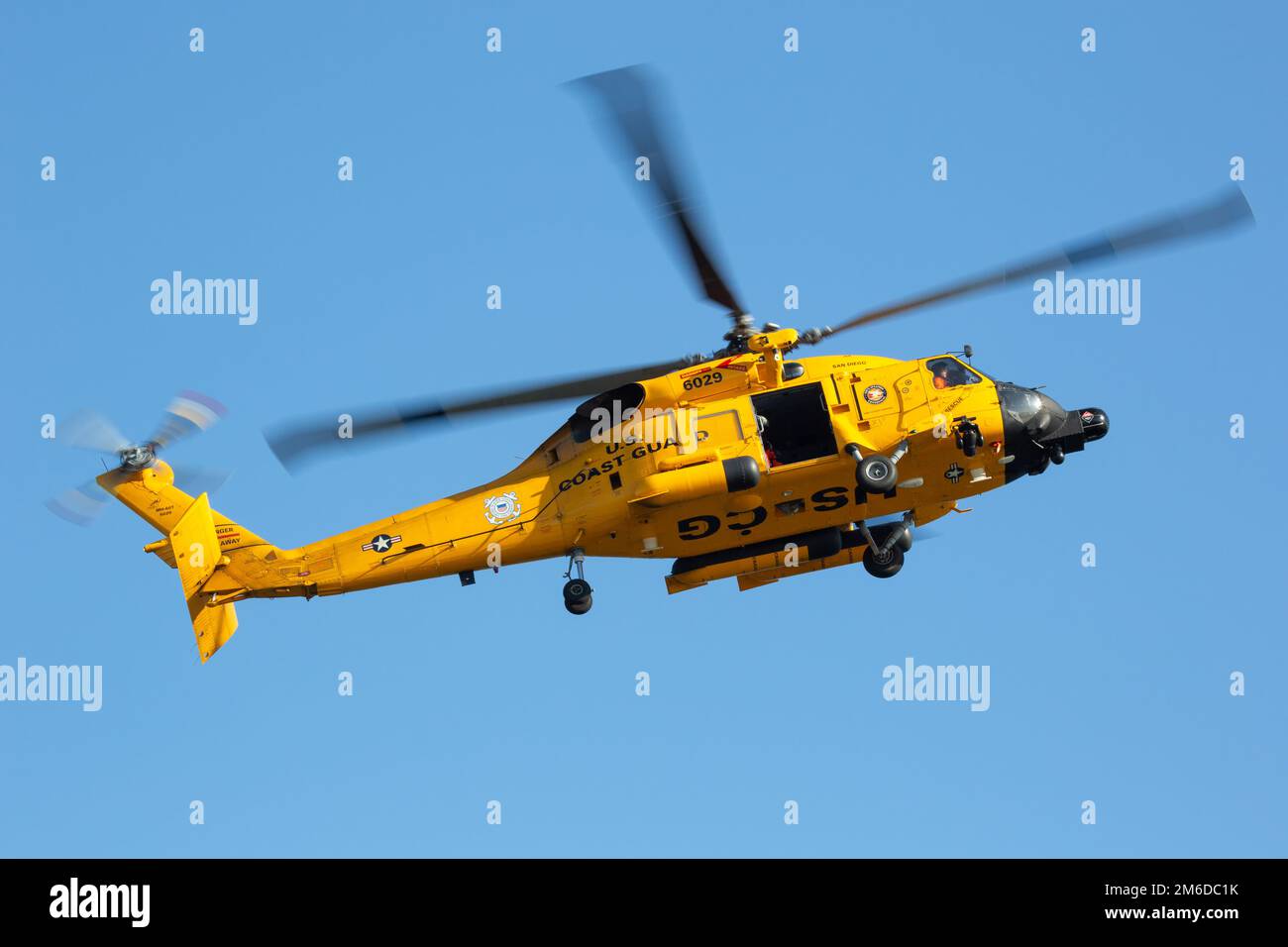 STATI UNITI Guardia costiera, elicottero Sikorsky Foto Stock