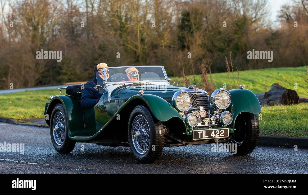 2010 SSE Cars, verde SS100 auto Foto Stock