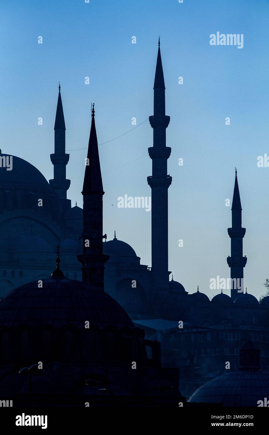 Istanbul Skyline, Turchia Foto Stock