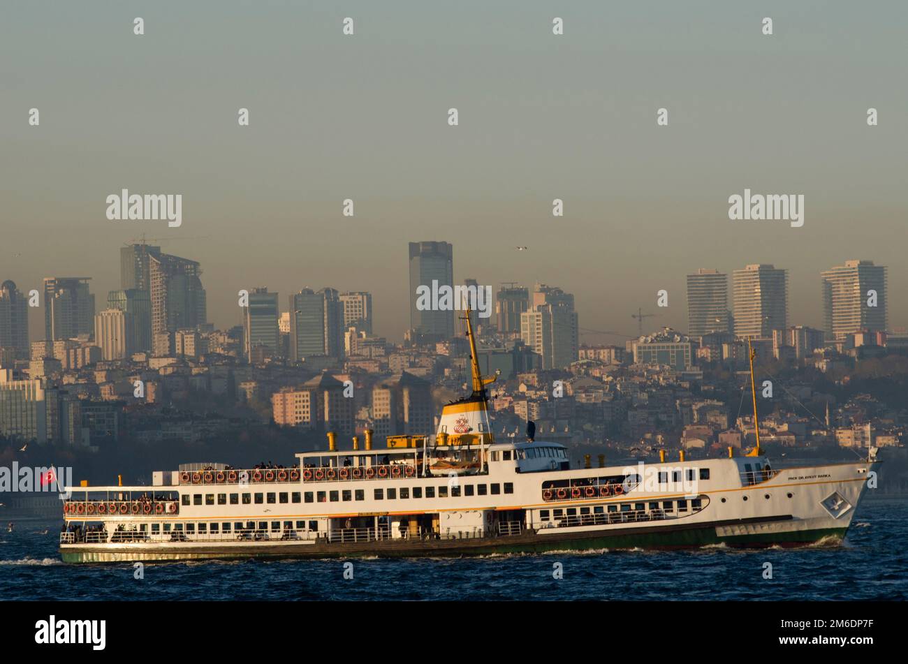 Traghetto Ä°stambul Bosforo, Turchia Foto Stock