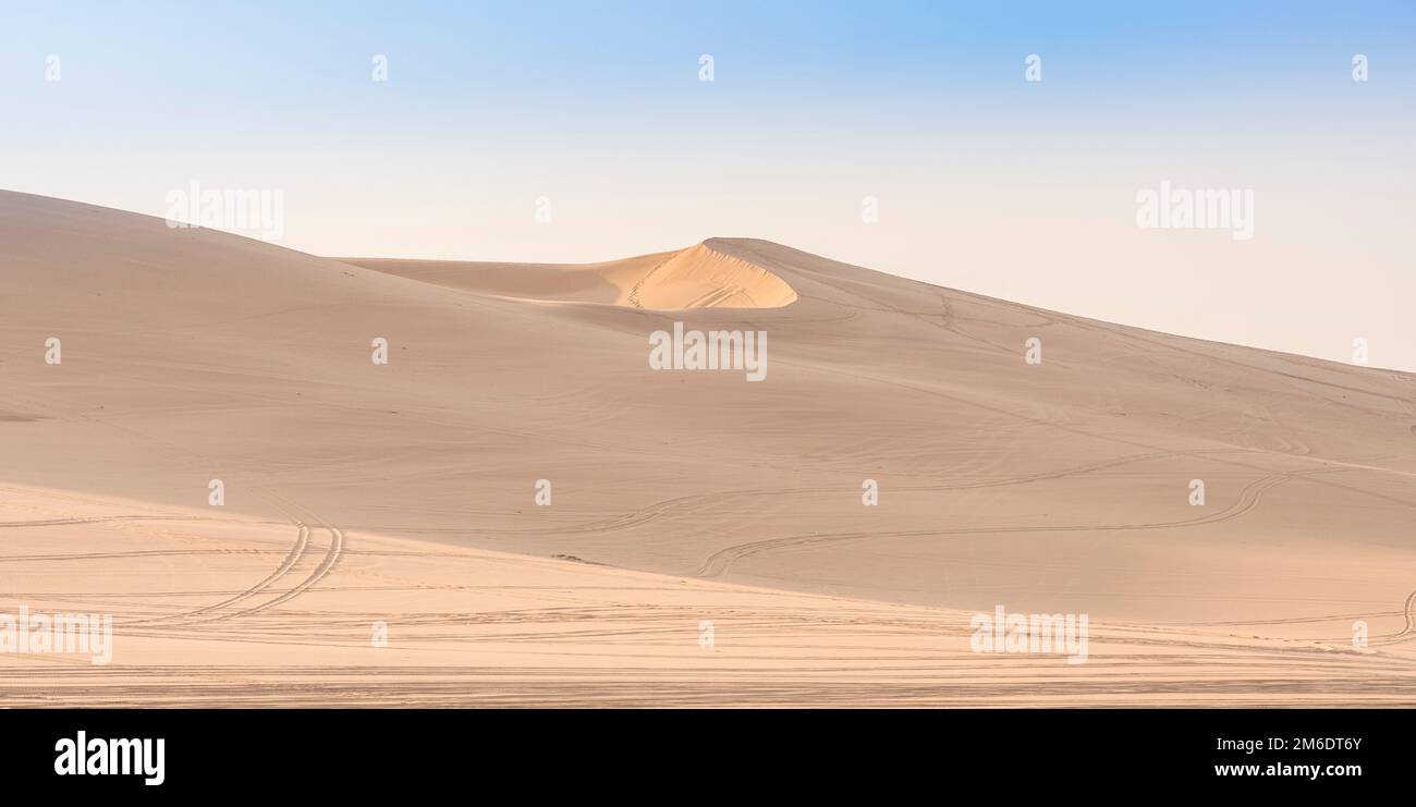 Dune del Namib-Naukluft Nation Park vicino Swakopmund in Namibia. Foto Stock