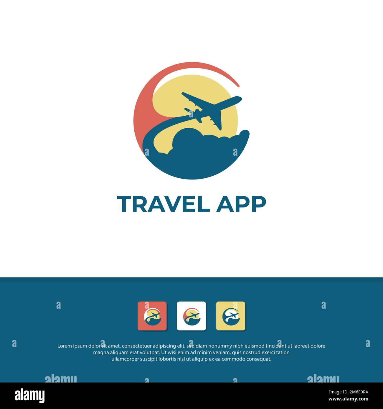 Design del logo Modern Travel Agency con mappa punti lettera S silhouette vettoriale illustrazione modello icona mobile Illustrazione Vettoriale