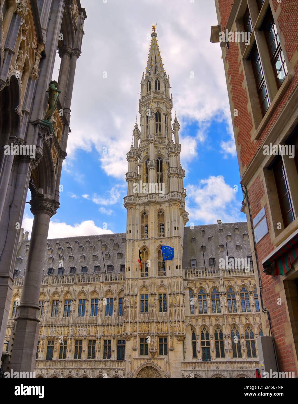 Il municipio della città di Bruxelles Foto Stock